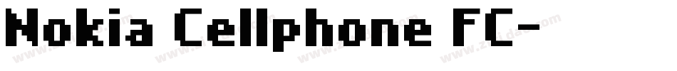 Nokia Cellphone FC字体转换
